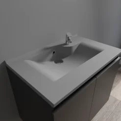 Cuisibane Plan simple vasque design gris RESILOGE - 70 cm