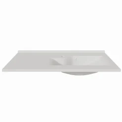Cuisibane Plan simple vasque déportée à droite RESILOGE - 90 cm