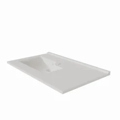 Cuisibane Plan simple vasque déportée à gauche RESILOGE - 90 cm* Plan Simple Vasque