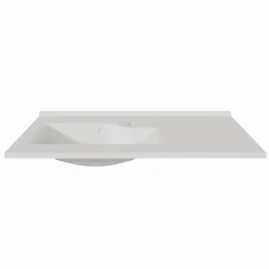 Cuisibane Plan simple vasque déportée à gauche RESILOGE - 90 cm* Plan Simple Vasque