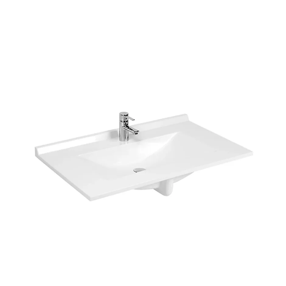 Cuisibane Plan simple vasque en résine de synthèse RESIPLAN - 90 cm* Plan Simple Vasque