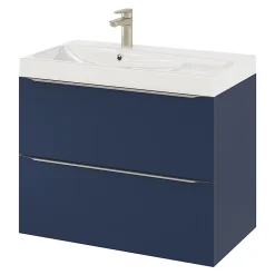 GoodHome Plan vasque blanc Mila 80 cm