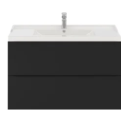GoodHome Plan vasque blanc Lana 100 cm