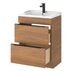 GoodHome Plan vasque blanc Lana 60 cm
