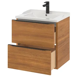 GoodHome Plan vasque blanc Lana 60 cm