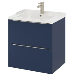 GoodHome Plan vasque blanc Lana 60 cm