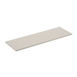 Meublorama Plan vasque BRAZZA 140 cm Coloris marron congo MDF & PVC À poser* Plan Double Vasque