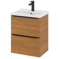 GoodHome Plan vasque faible profondeur blanc Nira 50 cm