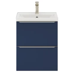 GoodHome Plan vasque faible profondeur blanc Nira 50 cm