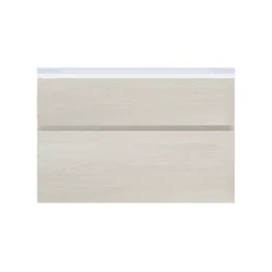 Cooke & Lewis Plan vasque faible profondeur l.90 cm blanc en résine, Calao* Plan Simple Vasque