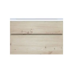 Cooke & Lewis Plan vasque faible profondeur l.90 cm blanc en résine, Calao* Plan Simple Vasque