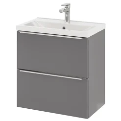 GoodHome Plan vasque faible profondeur blanc Nira 60 cm* Plan Simple Vasque