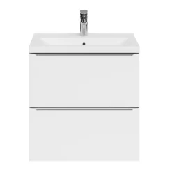 GoodHome Plan vasque faible profondeur blanc Nira 60 cm* Plan Simple Vasque