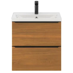 GoodHome Plan vasque faible profondeur blanc Nira 60 cm* Plan Simple Vasque