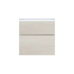 Cooke & Lewis Plan vasque faible profondeur l.60 cm blanc en résine, Calao