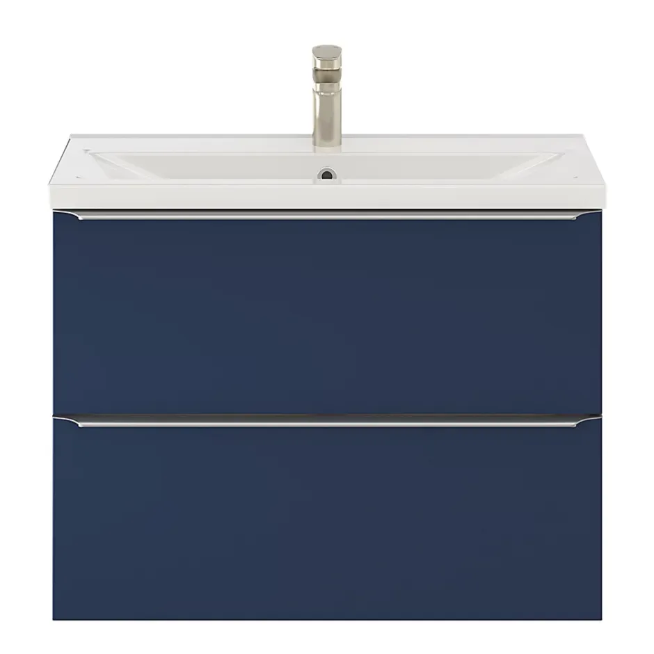GoodHome Plan vasque faible profondeur blanc Nira 80 cm* Plan Simple Vasque