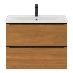 GoodHome Plan vasque faible profondeur blanc Nira 80 cm* Plan Simple Vasque