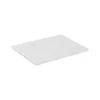 Meublorama Plan vasque ICON 60 cm Finition blanc alpin mat Accessoire meuble sous vasque moderne* Plan Double Vasque