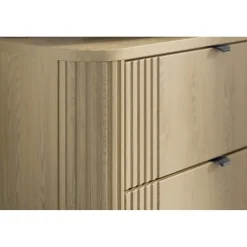 Meublorama Plan vasque KORI 80 cm chene clair Accessoire pour meuble sous vasque* Plan Double Vasque