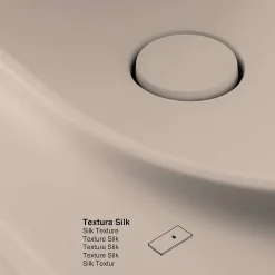 Poalgi Plan vasque lavabo résine Wraitom 80x46 cm blanc perle série Bül* Plan Simple Vasque