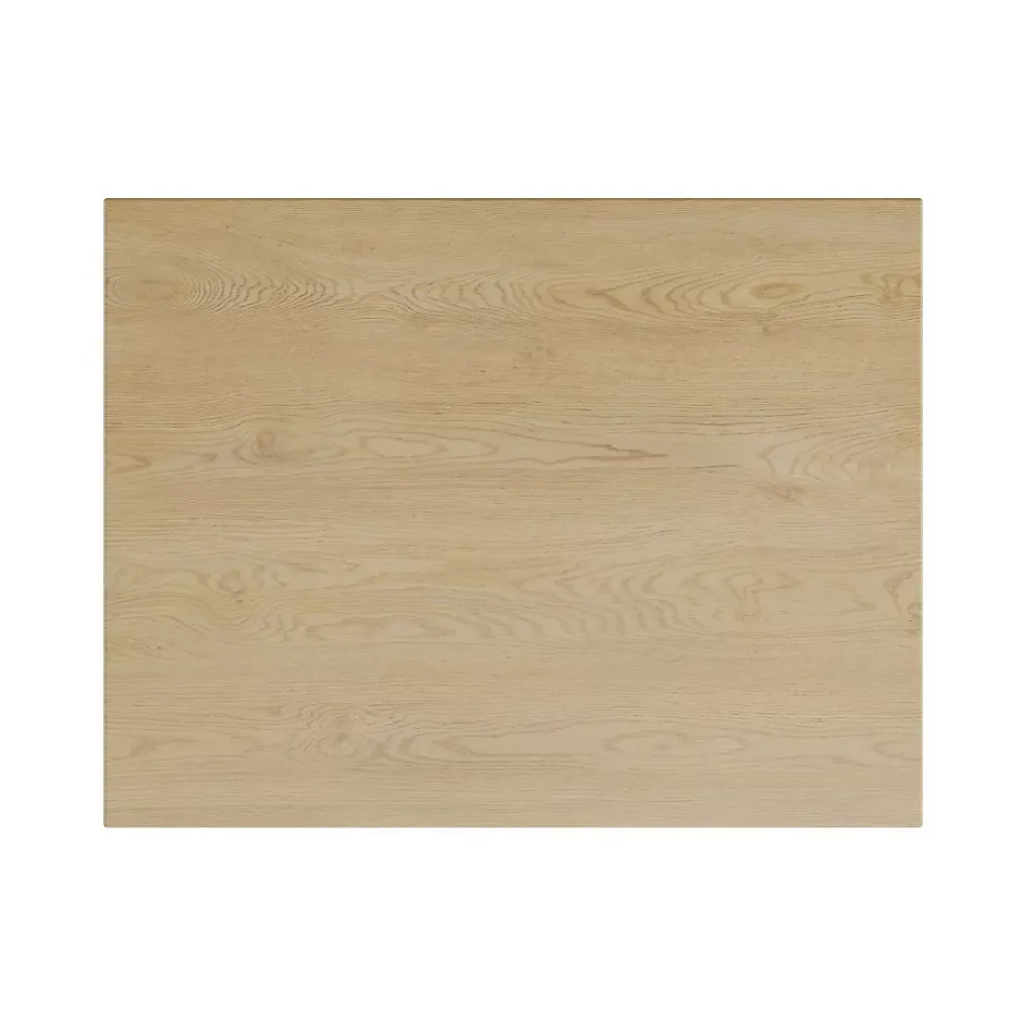 Meublorama Plan vasque NATURA L60 x P46 cm Chene clair À poser Compatible meuble sous vasque