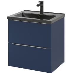 GoodHome Plan vasque noir Nira 60 cm* Plan Simple Vasque
