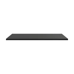 Meublorama Plan vasque noir SAVIA 120 cm Plateau de 120 cm pour meuble sous vasque* Plan Double Vasque