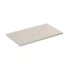 Meublorama Plan vasque NOXERA 80 cm Beige mat À poser Design élégant et compact* Plan Double Vasque
