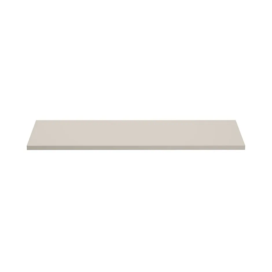 Meublorama Plan vasque NOXERA 120 cm Beige mat À poser Finition haut de gamme en MDF