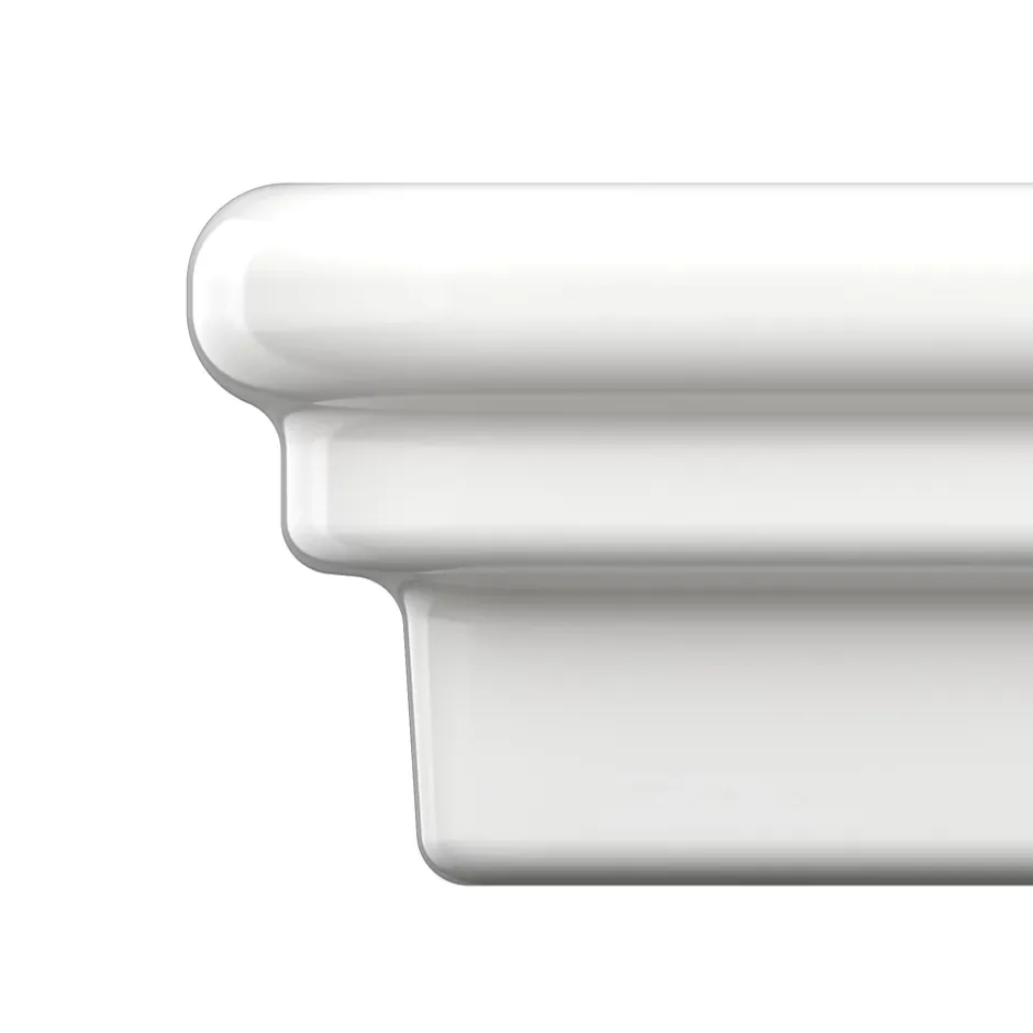 GoodHome Plan vasque simple blanc en céramique l.60 cm, Endell* Plan Simple Vasque