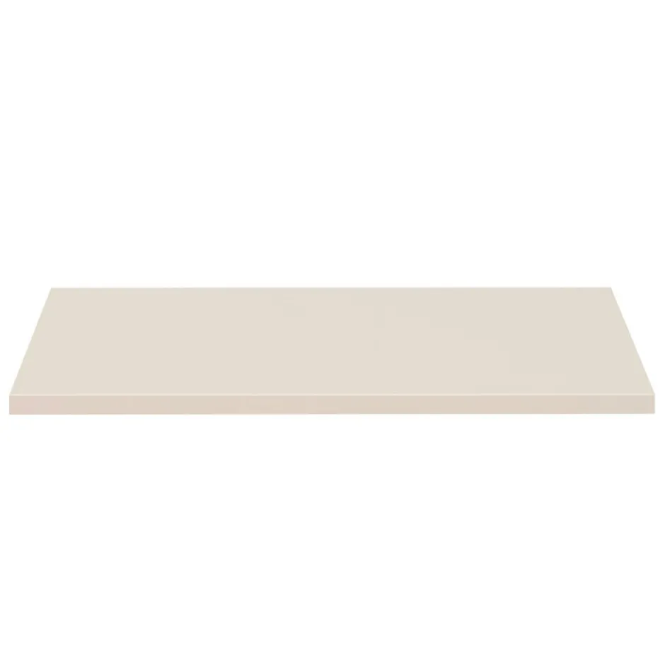 Meublorama Plan vasque TORNADO 80 cm Finition sable MDF & PVC Pour meuble sous vasque* Plan Double Vasque