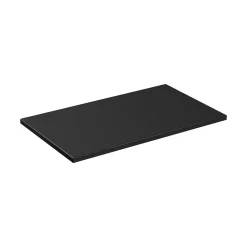 Meublorama Plan vasque VANTA 80 cm noir Plateau pour meuble sous vasque