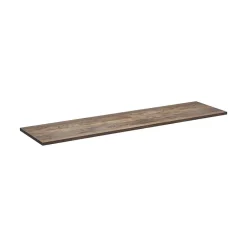Meublorama Plan vasque VANTA chene foncé 140 cm Tablette de salle de bain