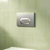 Vitra Plaque de chasse d'eau chrome mat GoodHome* Wc Suspendu