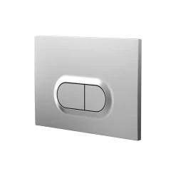 Vitra Plaque de chasse d'eau chrome mat GoodHome* Wc Suspendu