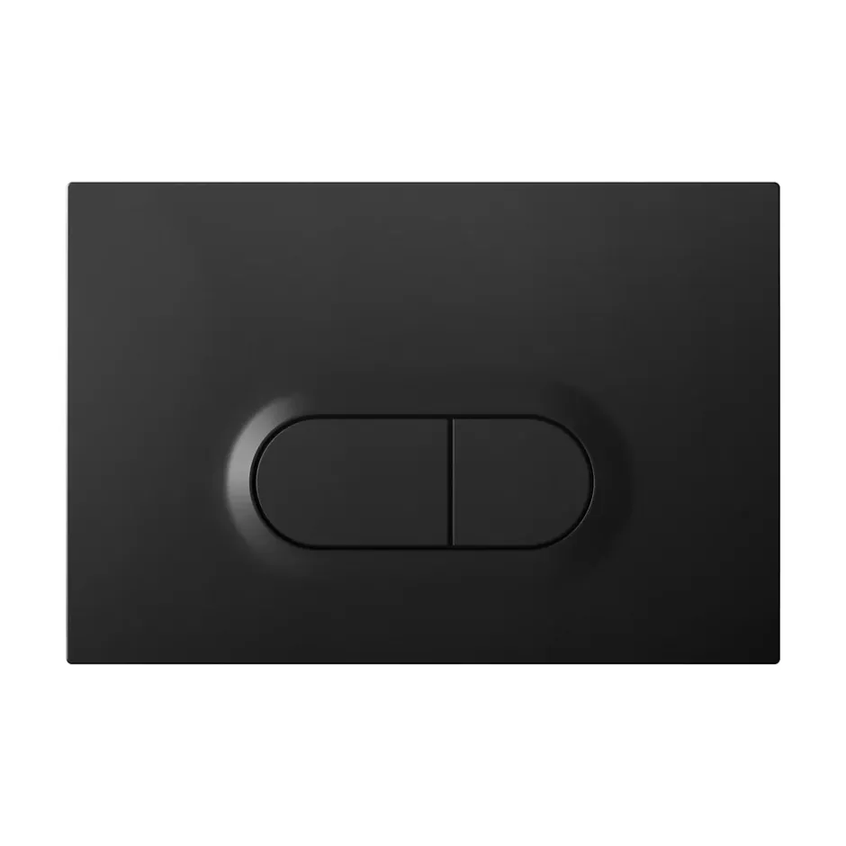 Vitra Plaque de chasse d'eau noir GoodHome