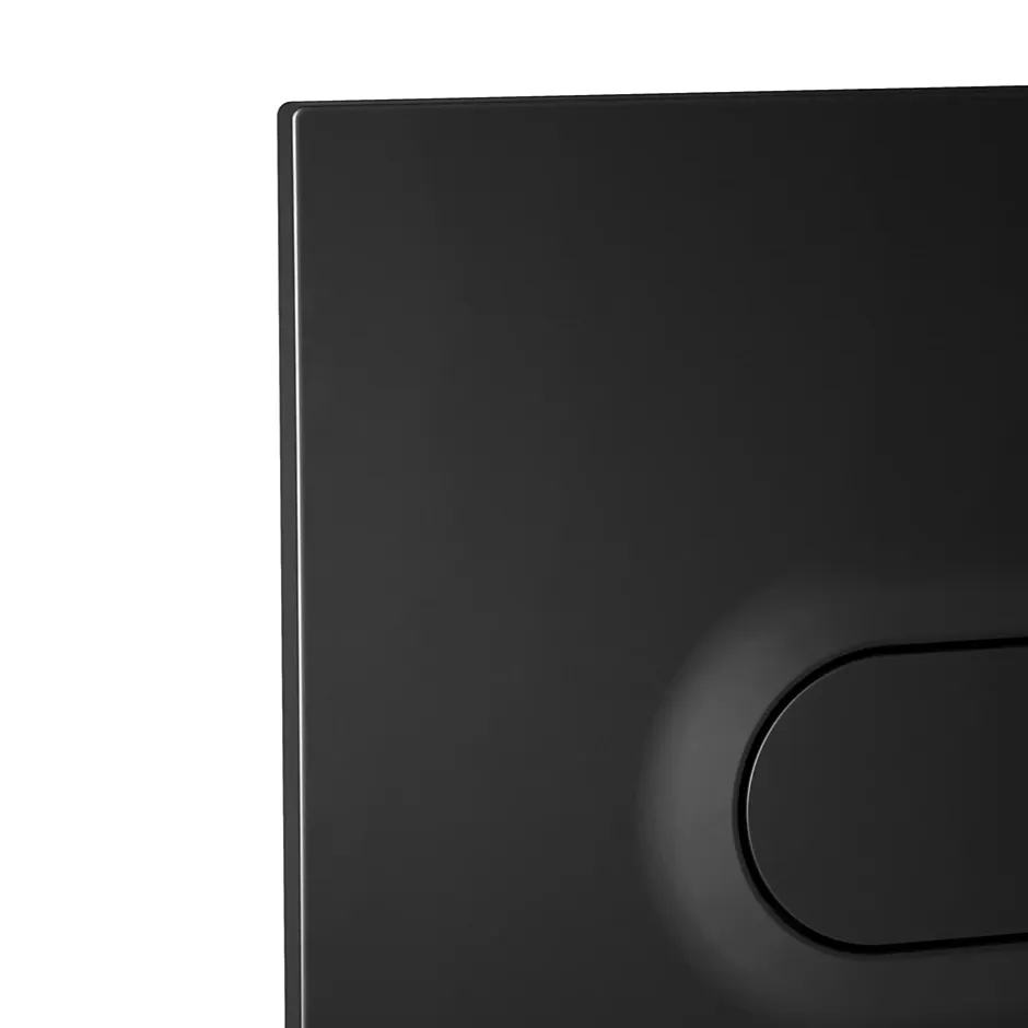 Vitra Plaque de chasse d'eau noir GoodHome