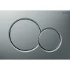 Gebererit Plaque de commande - Geberit - Sigma01 - Chromé mat - Double touche