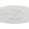Regiplast Plaque de commande - OLli - blanche - Double débit 3/6 L