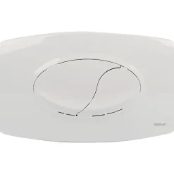 Regiplast Plaque de commande - OLli - blanche - Double débit 3/6 L
