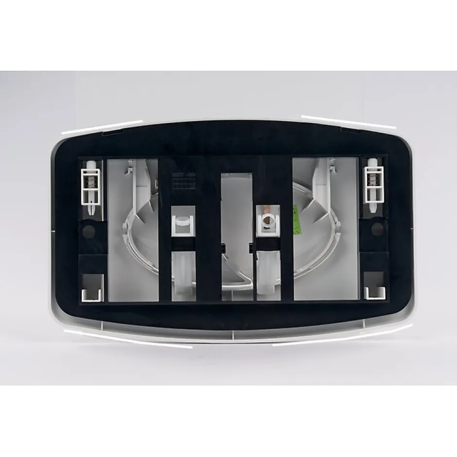 Regiplast Plaque de commande - OLli - blanche - Double débit 3/6 L