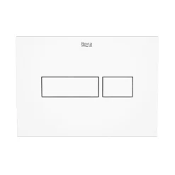 Roca Plaque de commande double touche en plastique, blanc (A890220200)* Wc Suspendu