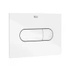 Roca Plaque de commande double touche en plastique, blanc (A890222200)