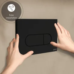Vitra Plaque de commande Root Round Noir mat