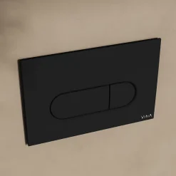 Vitra Plaque de commande Root Round Noir mat