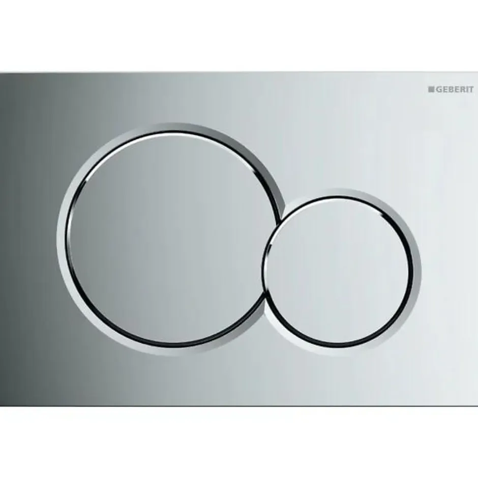 Geberit Plaque de commande WC Sigma01 double touche: chromé brillant* Wc Suspendu