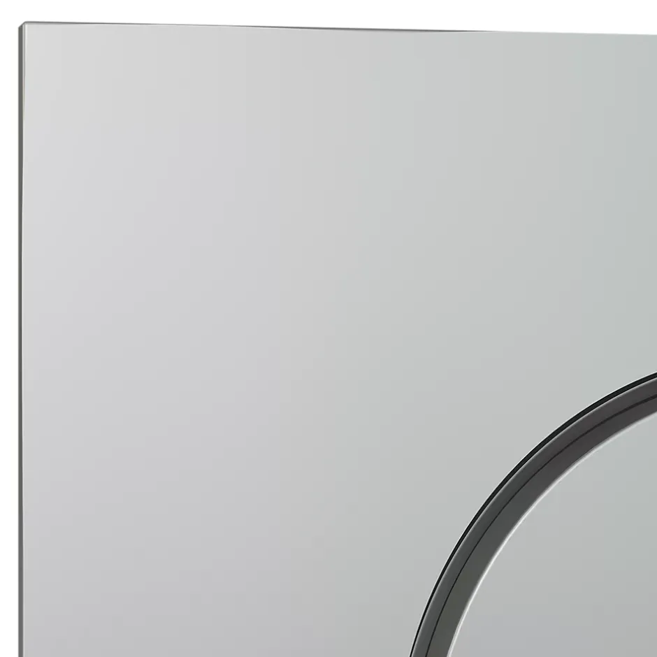GoodHome Plaque de déclenchement WC double touche chrome mat