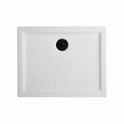 Kiamami Valentina Plateau De Douche 72X90 H6cm En Céramique Blanche Antidérapante - Malte* Receveur De Douche
