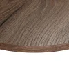 KOLM Plateau laminé chêne chocolat rond, diamètre 90 cm, pour bureau, table, table basse* Plan De Travail Buanderie