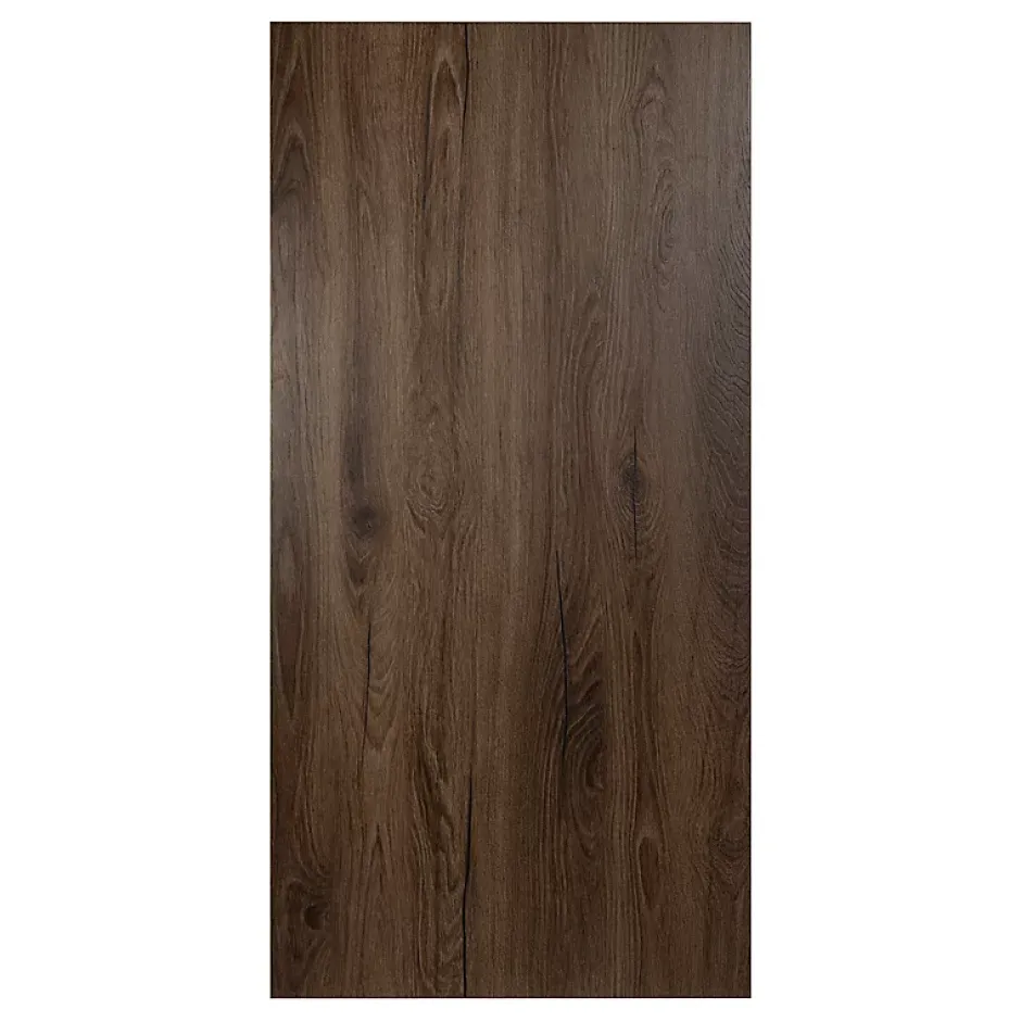 KOLM Plateau laminé chêne chocolat 138 x 68 cm pour bureau, table, table basse* Plan De Travail Buanderie